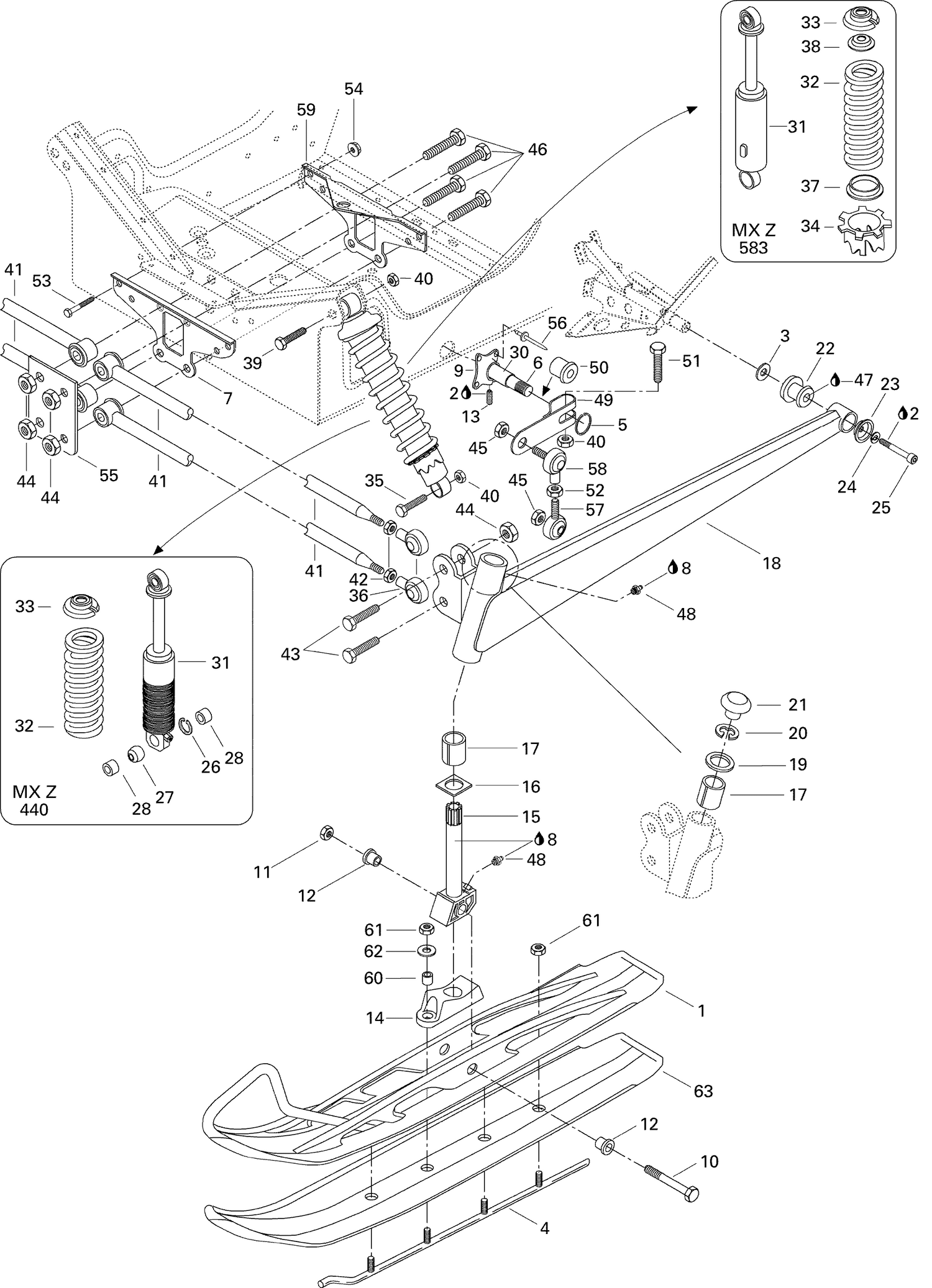 07- Front Suspension And Ski 583