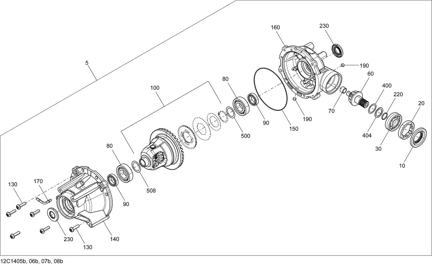 07- Drive System, Front (Differential)