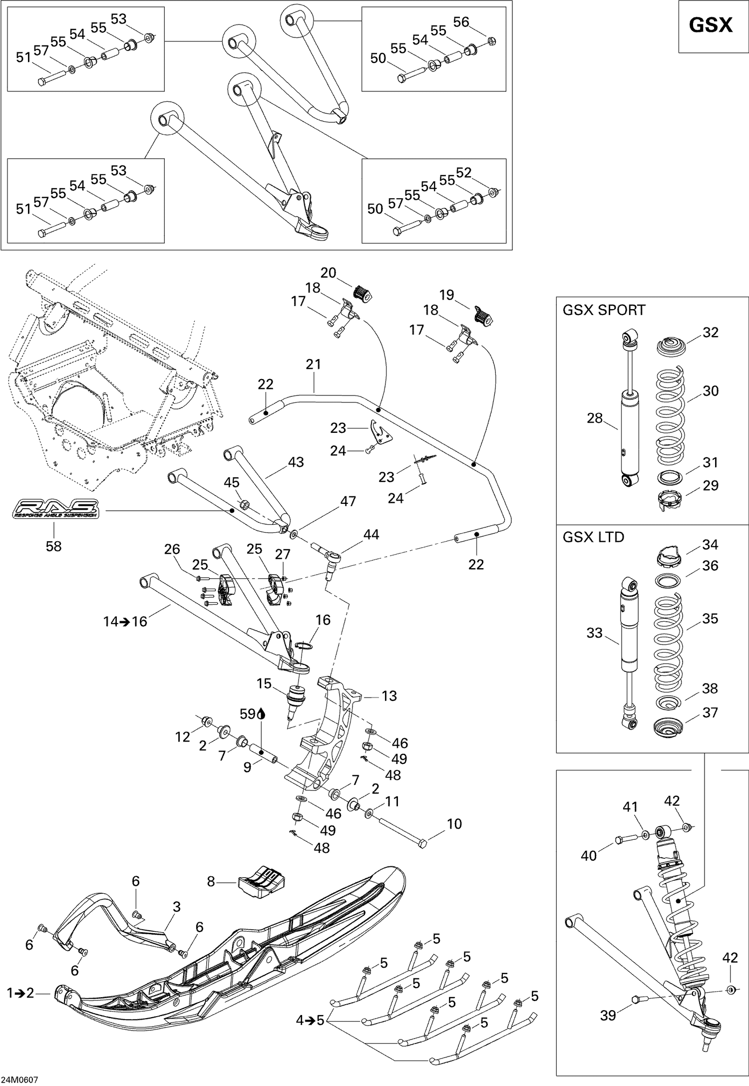 07- Front Suspension And Ski
