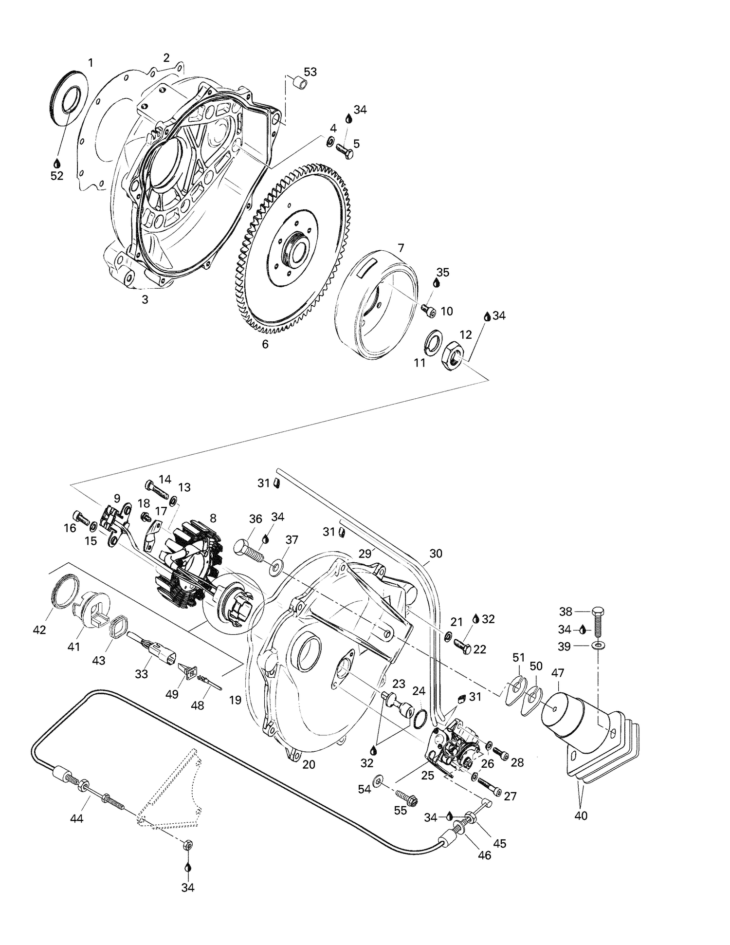 03- Magneto, Oil Pump