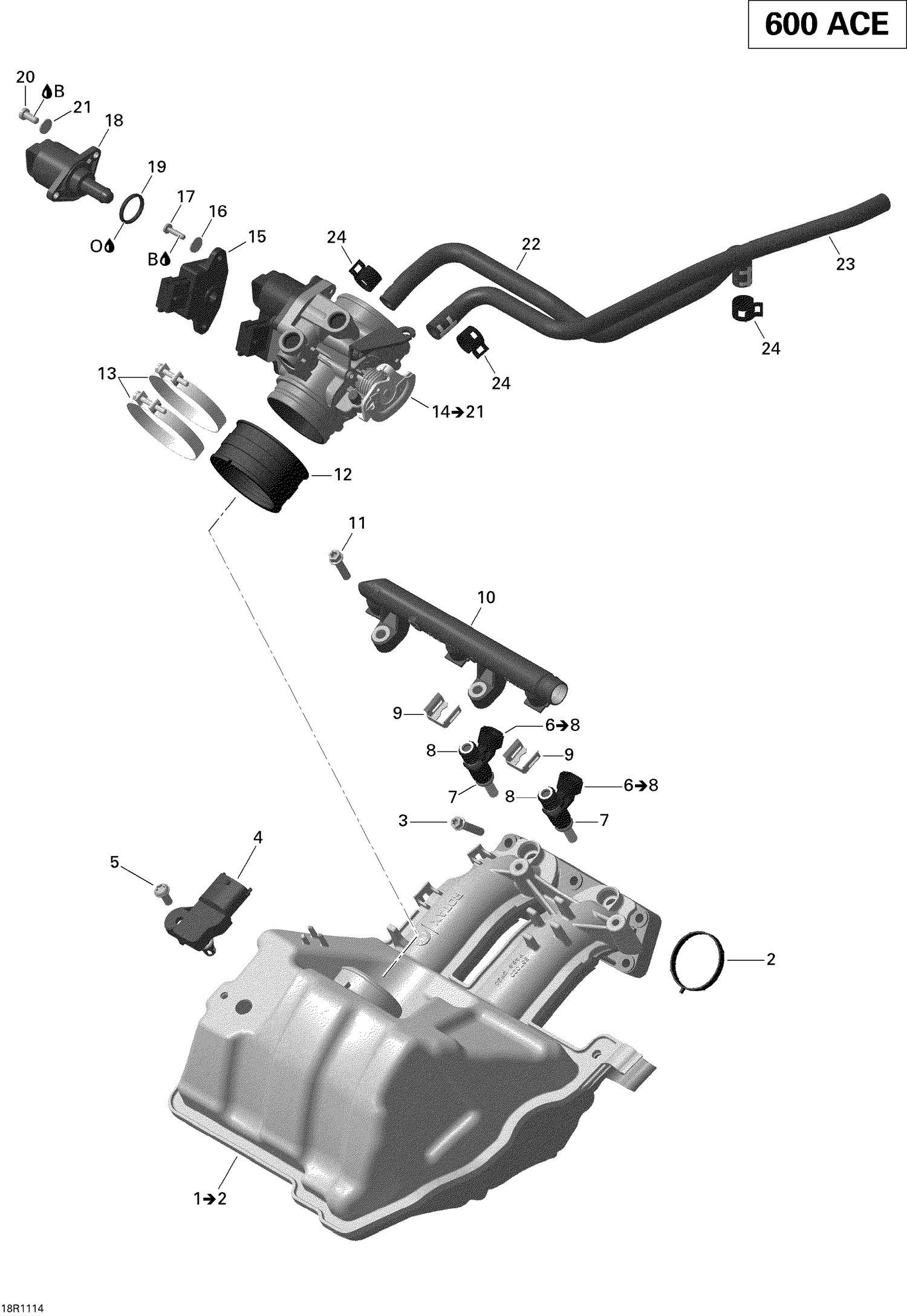 02- Air Intake Manifold And Throttle Body