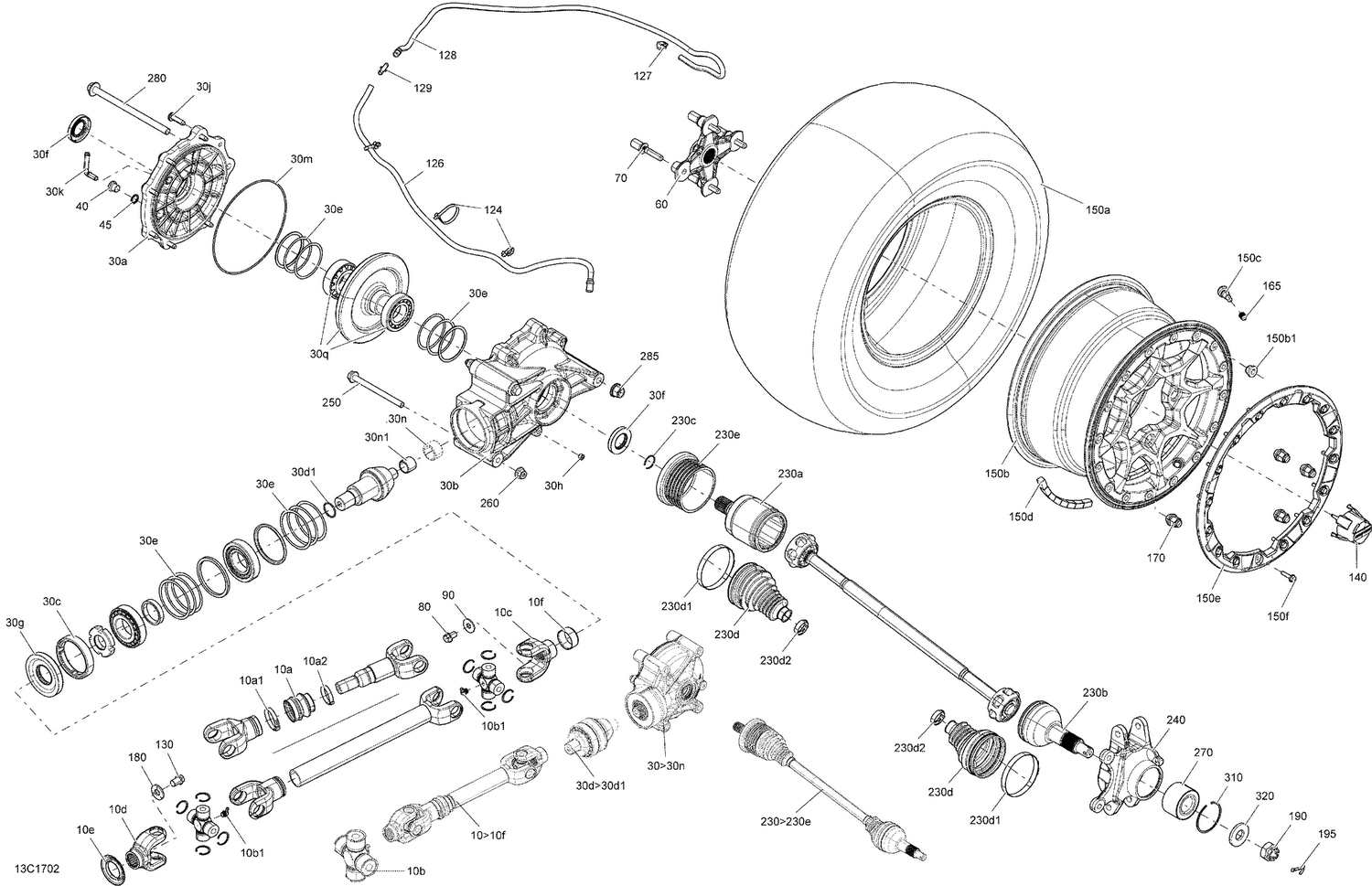 08- Drive System, Rear - All Models