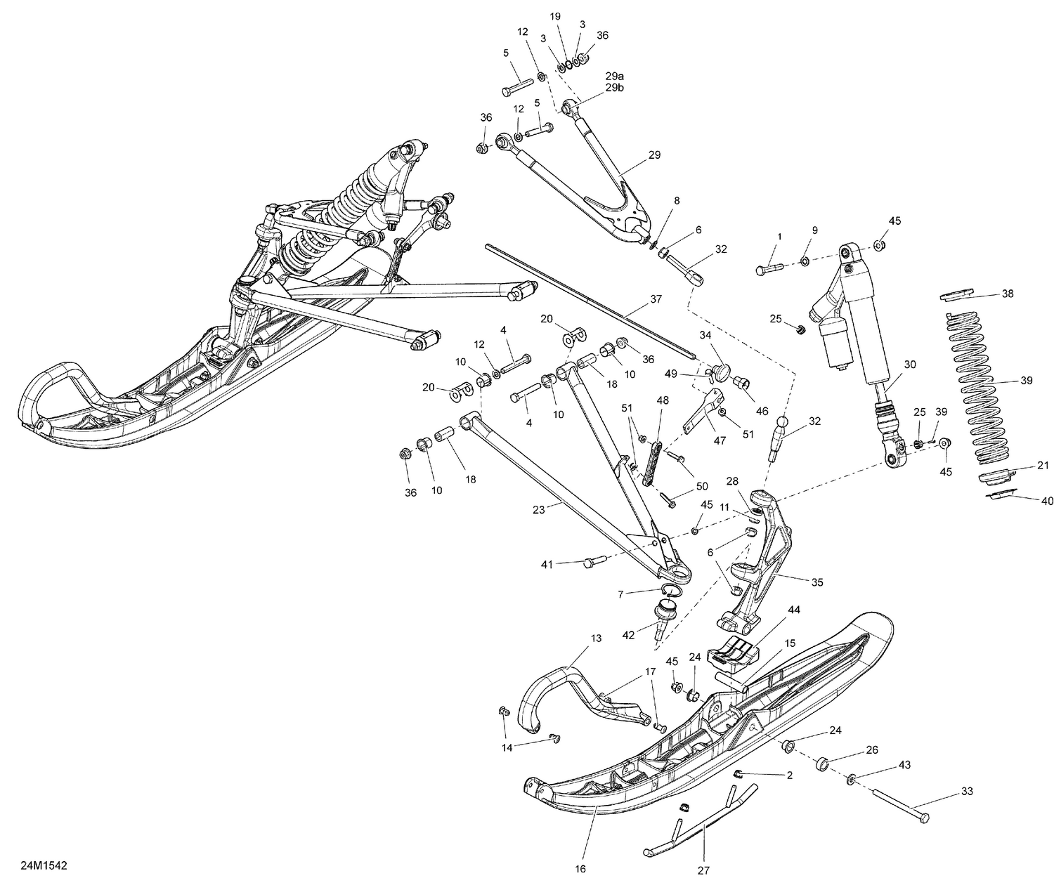 07- Front Suspension And Ski _24M1542