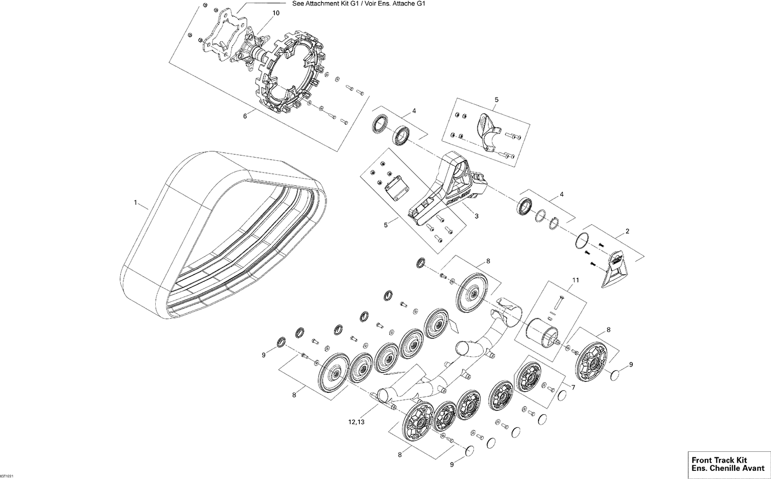 07- Front Track Kit