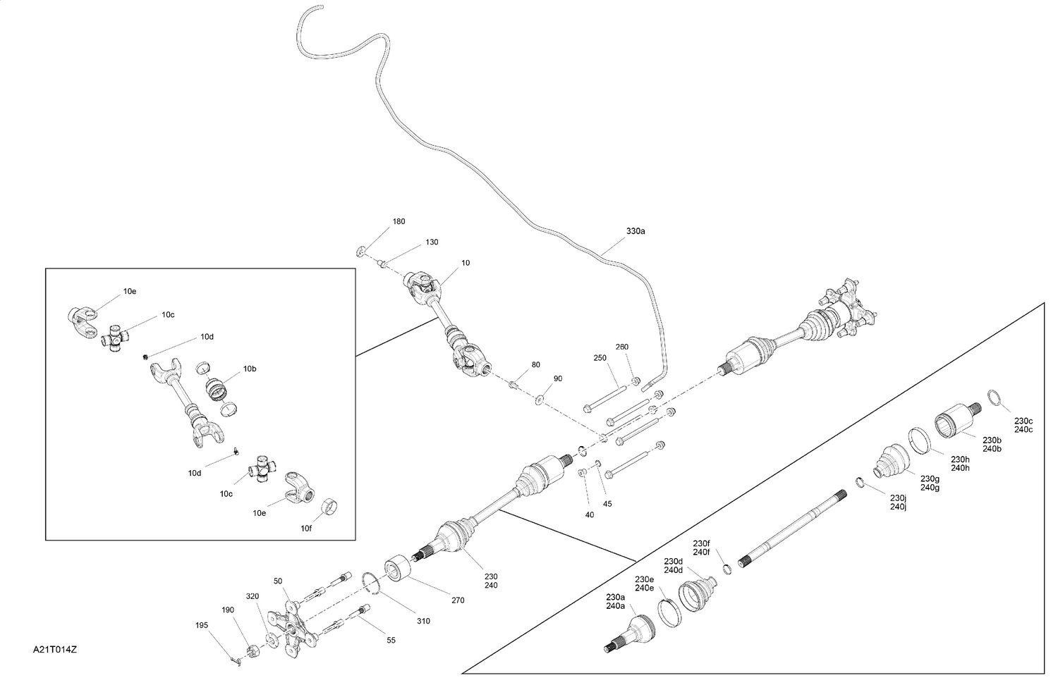 04- Drive - Rear Section - Common Parts - STD - DPS