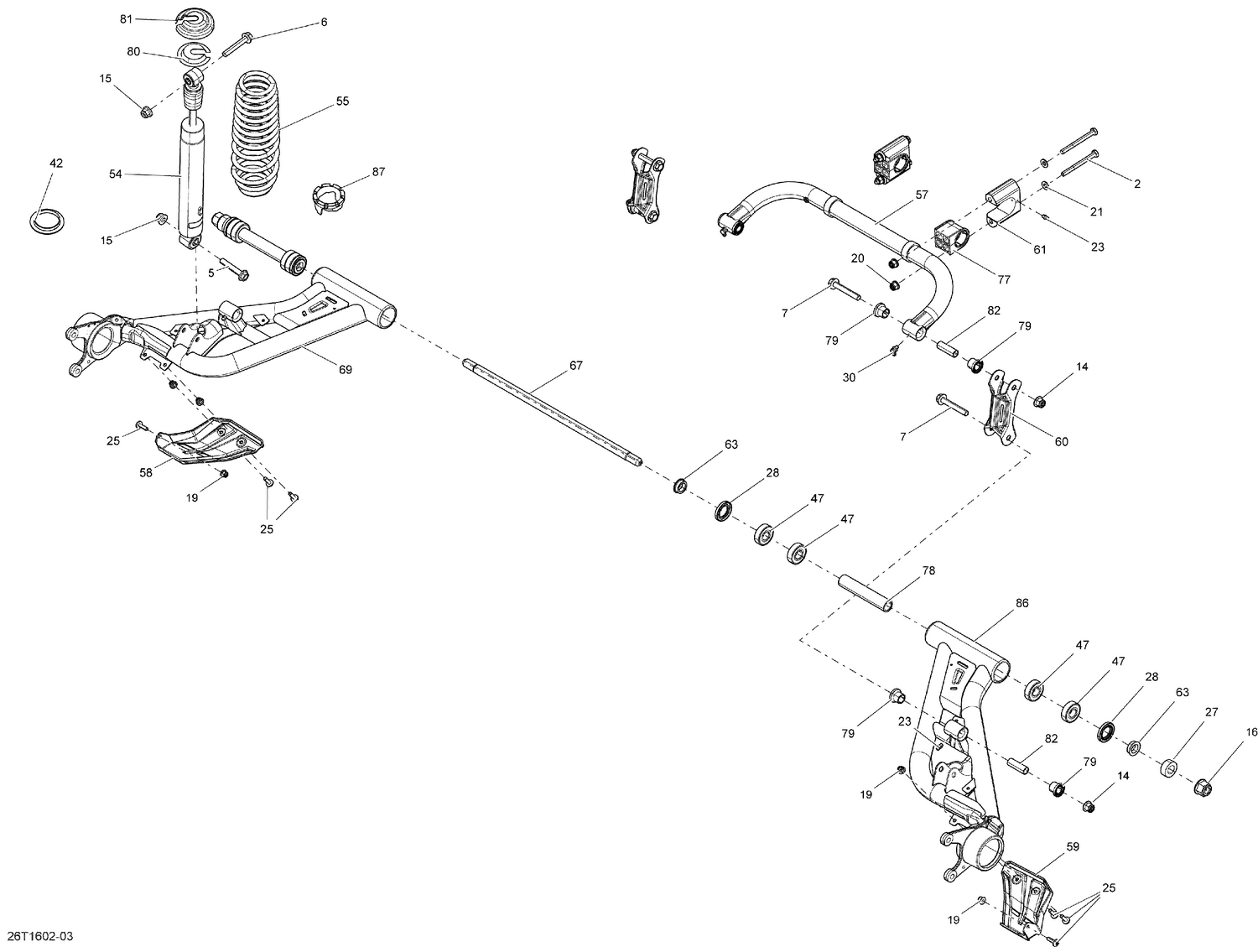 08- Rear Suspension - Except Package LTD