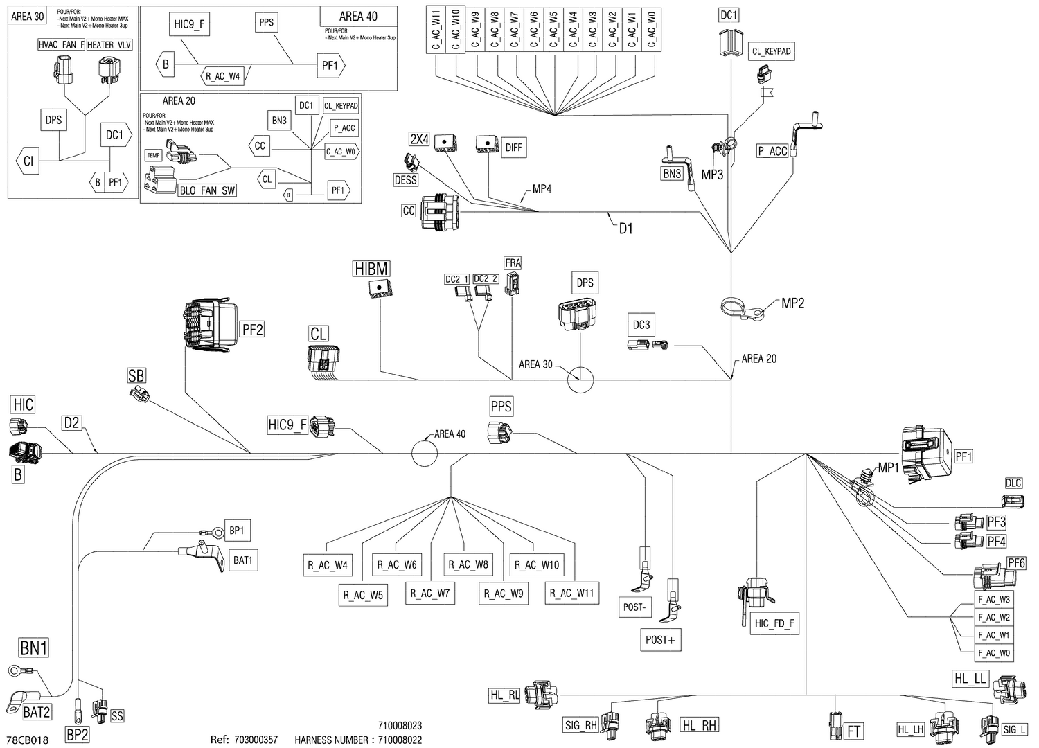 08- Electric - Main Harness - 710008022