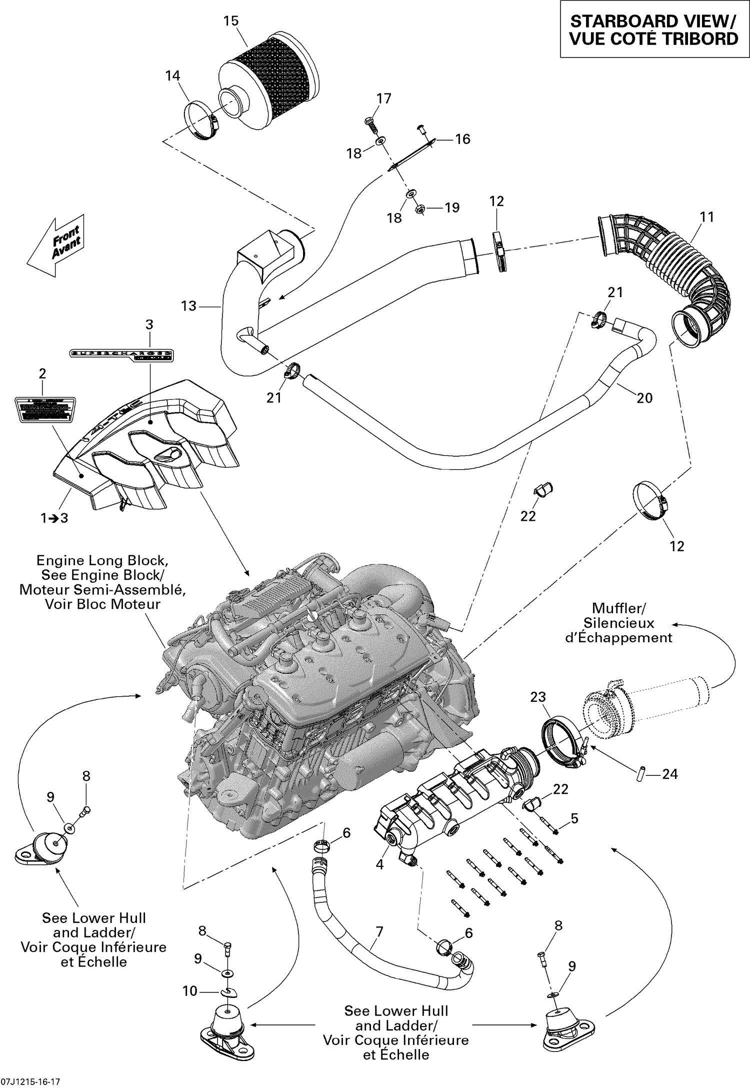 01- Engine And Air Intake Silencer