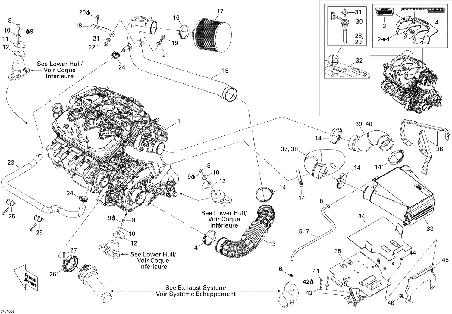 01- Engine And Air Intake Silencer