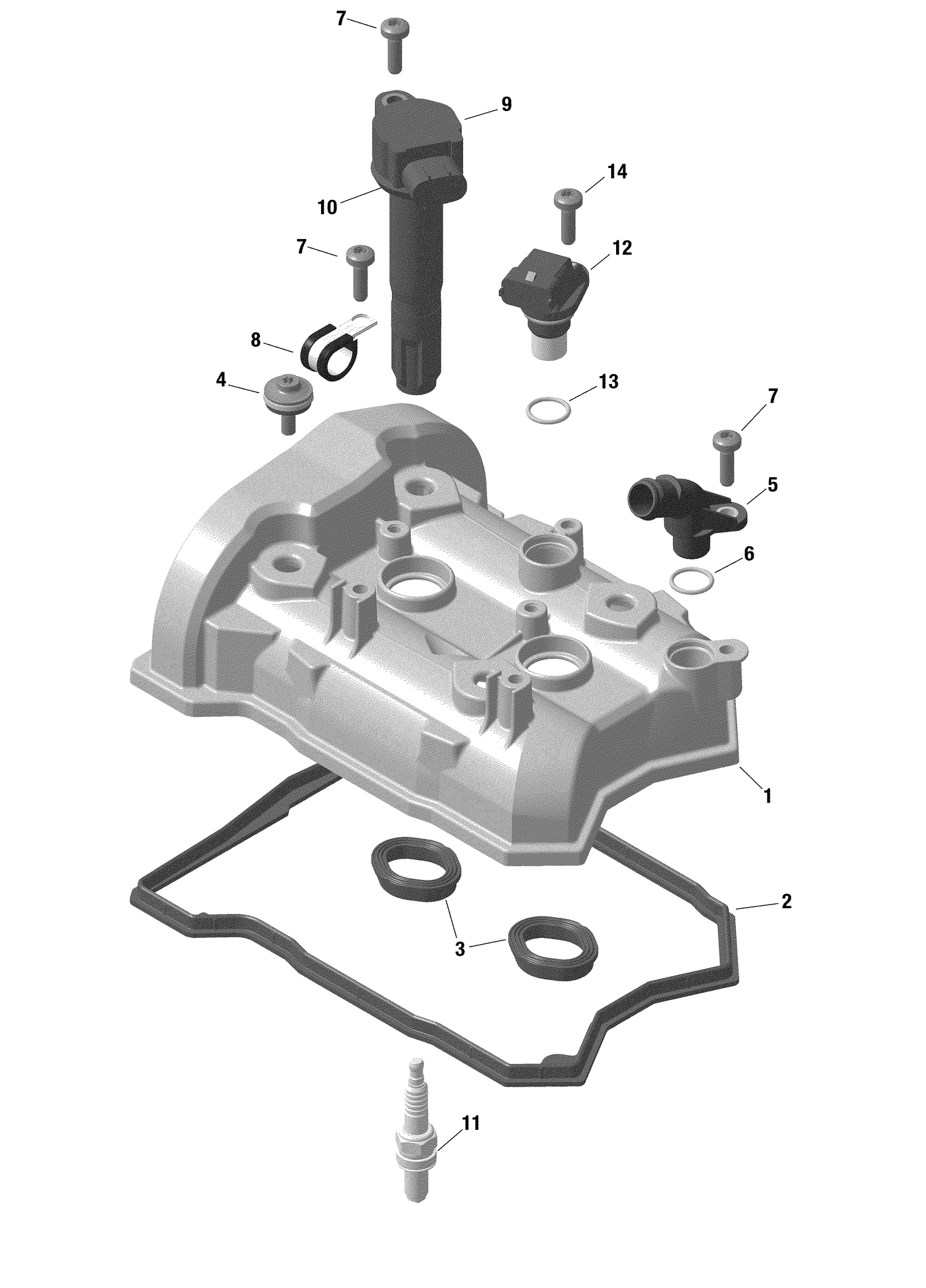 01- Rotax - Valve Cover