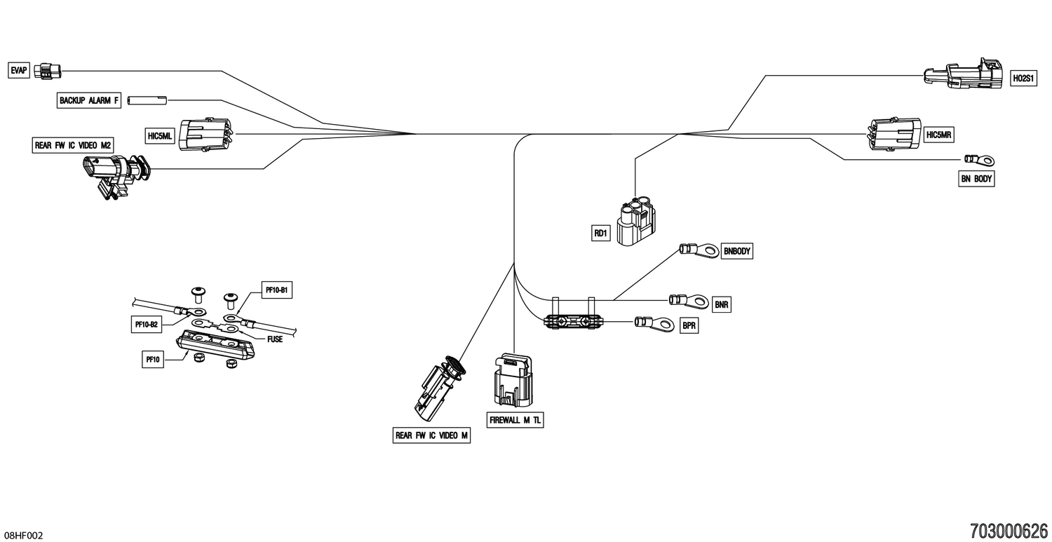 08- Electric - Junction Wiring Harness - 710010772
