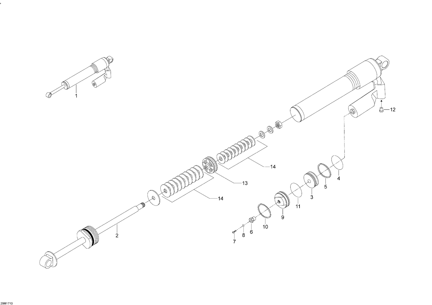 07- Rear Shocks - 800R E-TEC