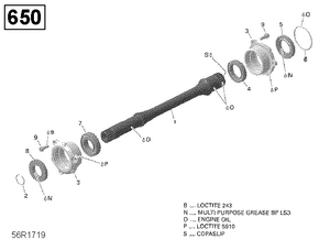 08- Drive Shaft - 650 Efi Schematic