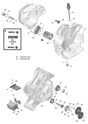 01- Rotax - Engine Lubrication Schematic