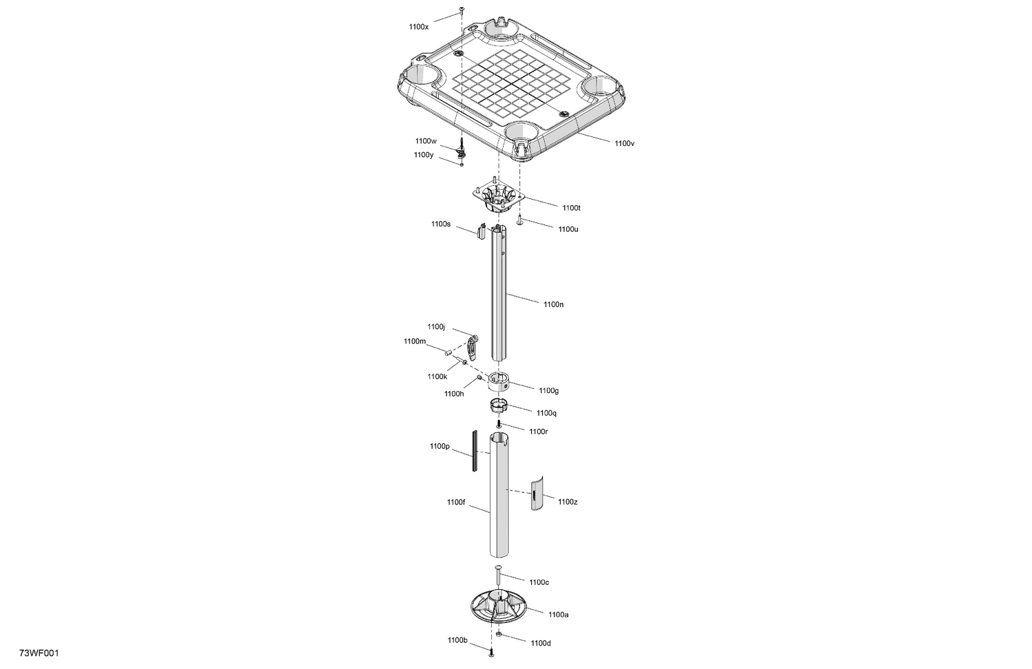 07- FURNITURE - Adjustable Table