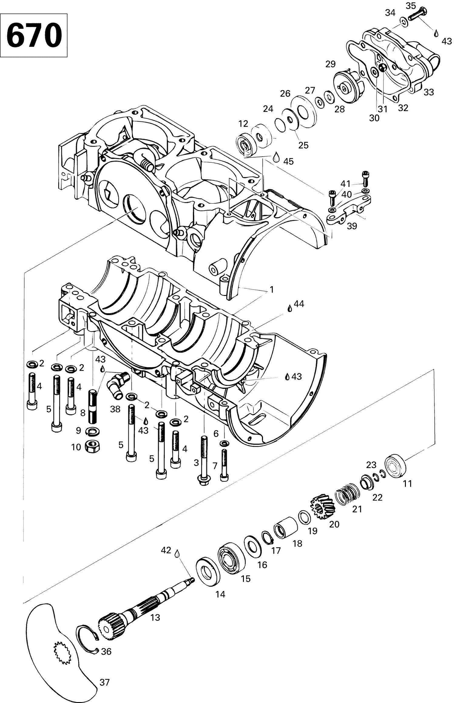 01- Crankcase (670)