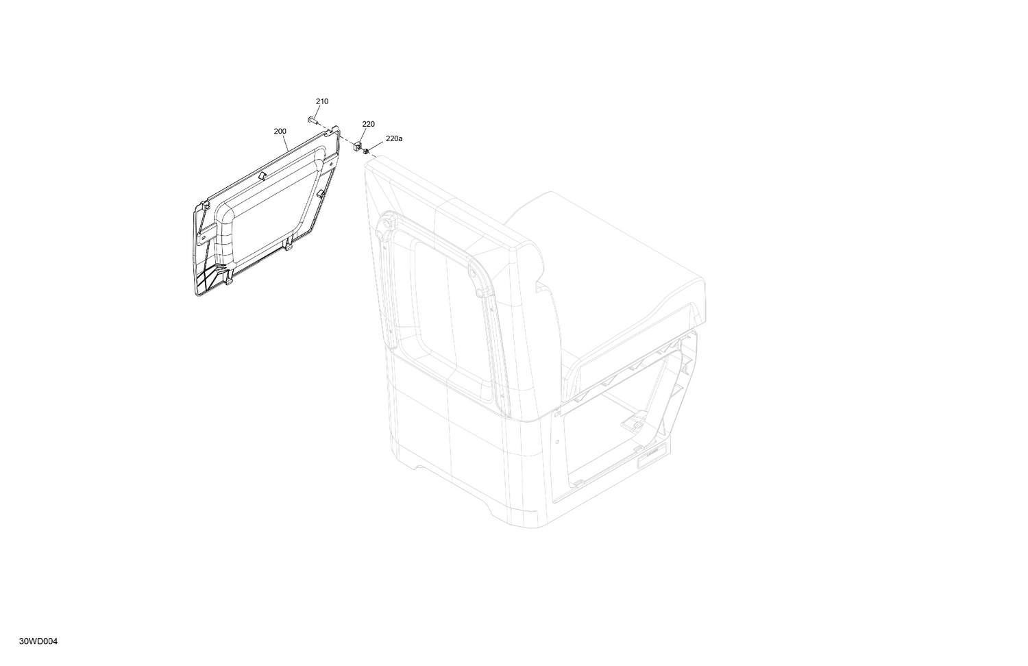 07- FURNITURE - Seat Side Panel (LH)