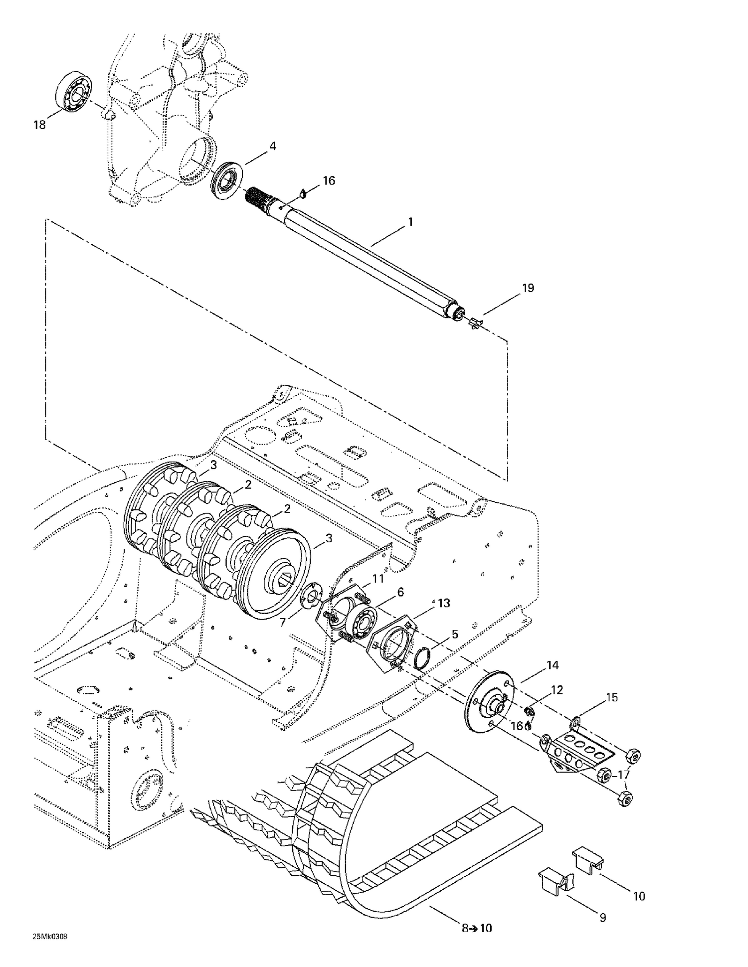05- Drive Axle And Track