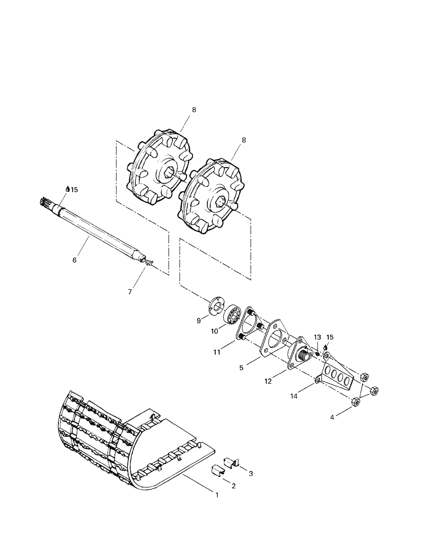 05- Drive Axle And Track