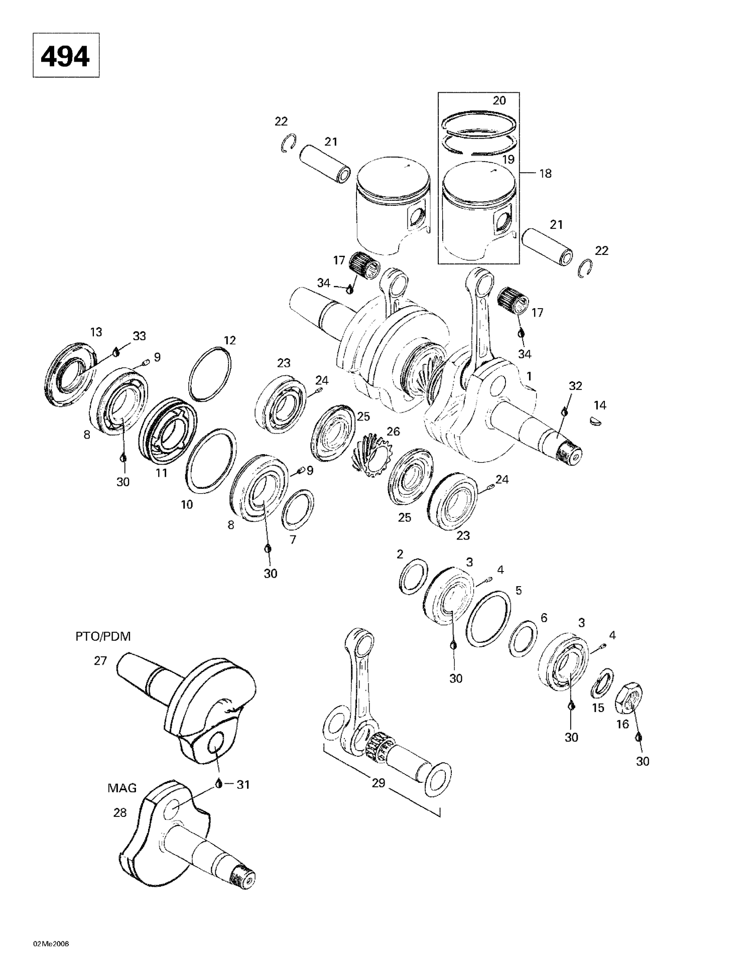 01- Crankshaft And Pistons