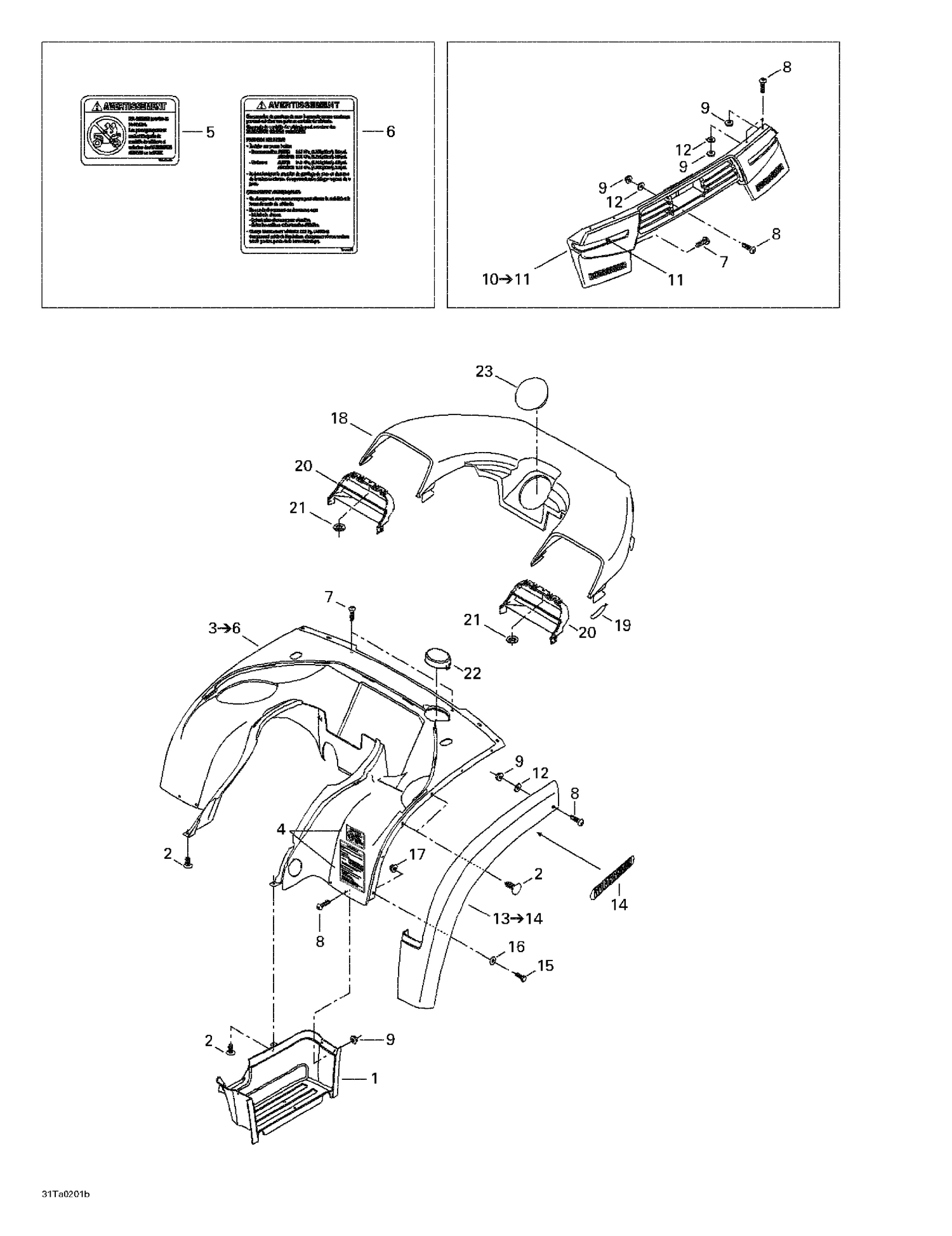 09- Body And Accessories, Rear View