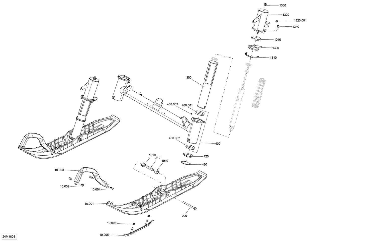 07- Front Suspension And Ski Tundra