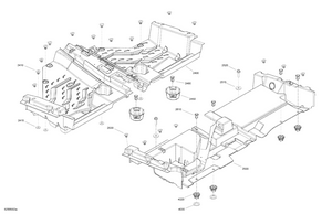 07- Cab Interior - Floor Schematic