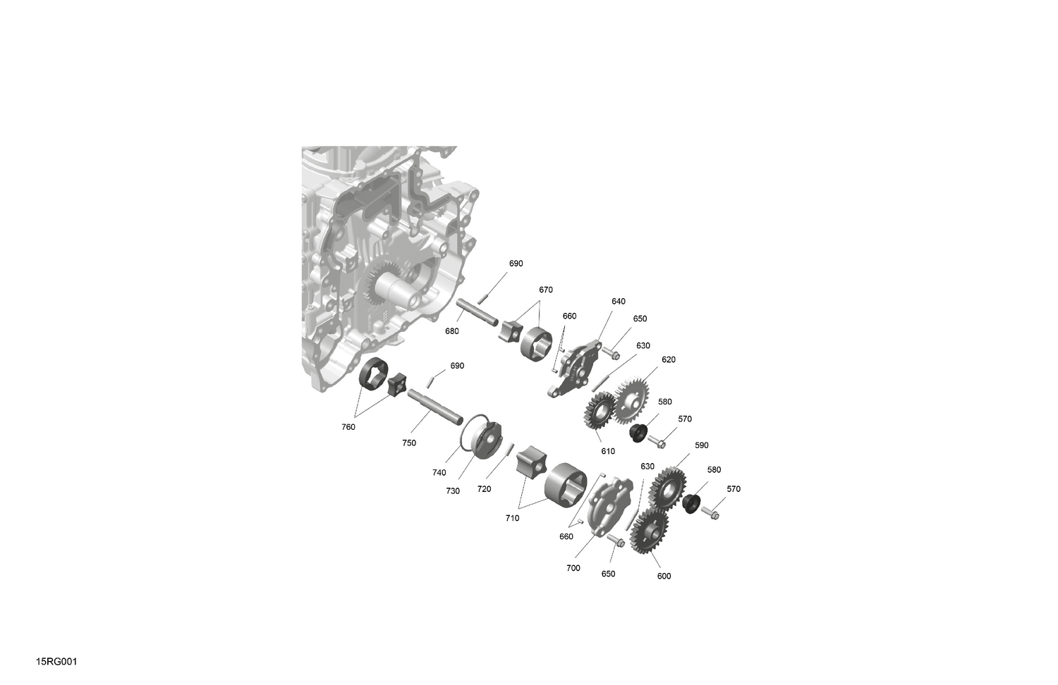 01- ROTAX - Oil Pump