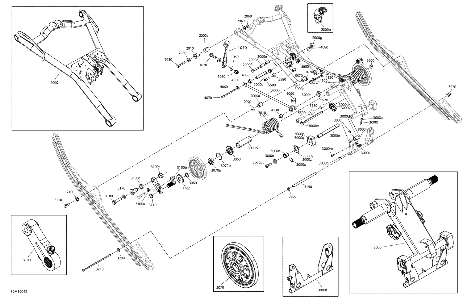 08- Rear Suspension - Enduro - Upper Section