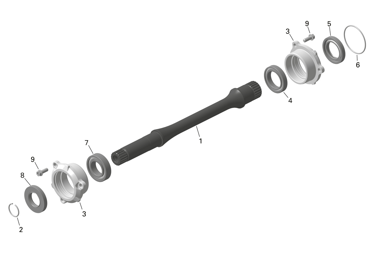 01- ROTAX - Drive Shaft
