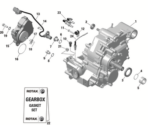 01- Rotax - Gearbox Assy Schematic