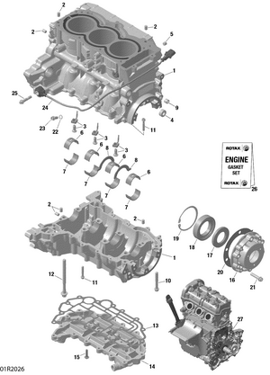 01- Crankcase Schematic