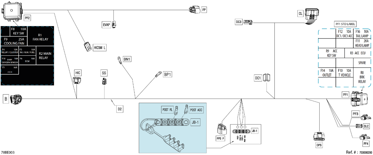 08- Electric - Main Harness - 710007678