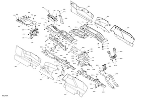 07- Body - Cab Interior - Center Console Schematic