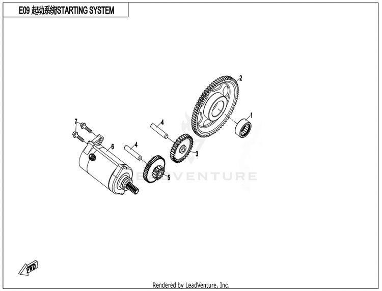 Starting System ZFORCE 950 HO EX CF1000SZ-D 2022 Lava Orange Schematic