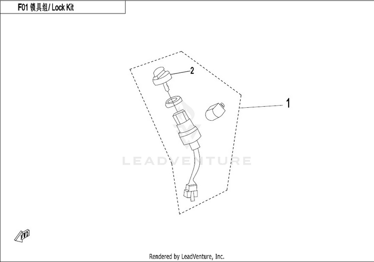 Lock Kits CFORCE 500 HO CF500AU-6L 2017 Crystal Orange Schematic