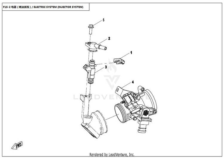Electric System (Injector System) CFORCE 400 CF400AU 2017 Crystal Orange Schematic