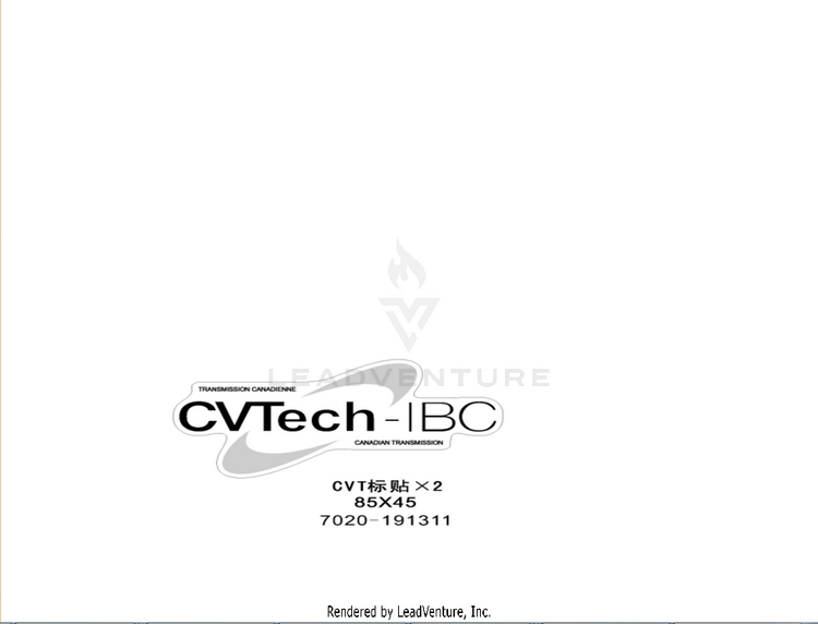 Cvt Label CF800 ZFORCE 800 EX EPS 2022 ATHENS BLUE Schematic