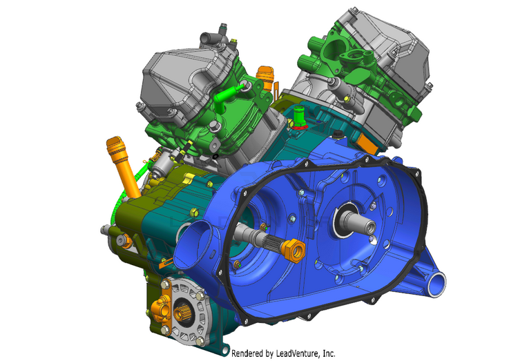 2v91y Long Block CF1000UU UFORCE 1000 2019 ATHENS BLUE Schematic