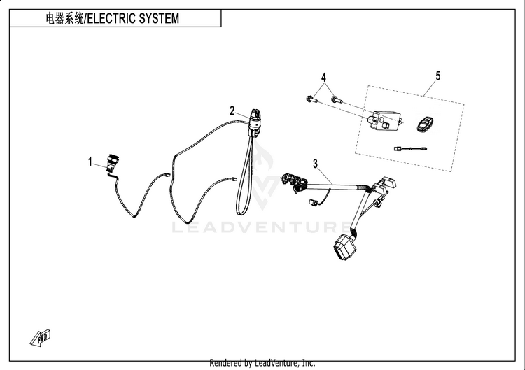 Electric System CF650DY CF650DY CX-2E 2024 Baltic blue Schematic