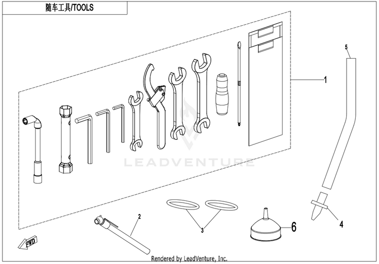 Tools ZFORCE 950 HO EX CF1000SZ-D 2022 Lava Orange Schematic