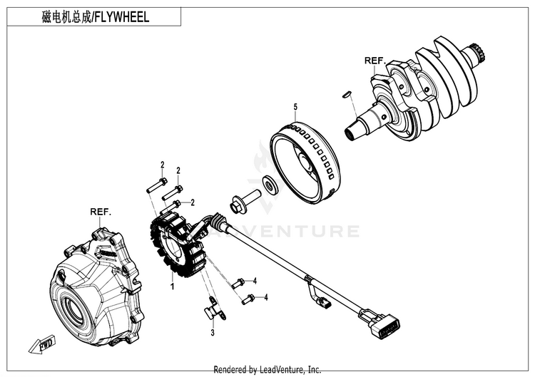Magneto CF400-7US 450NK 2024 Nebula White Schematic