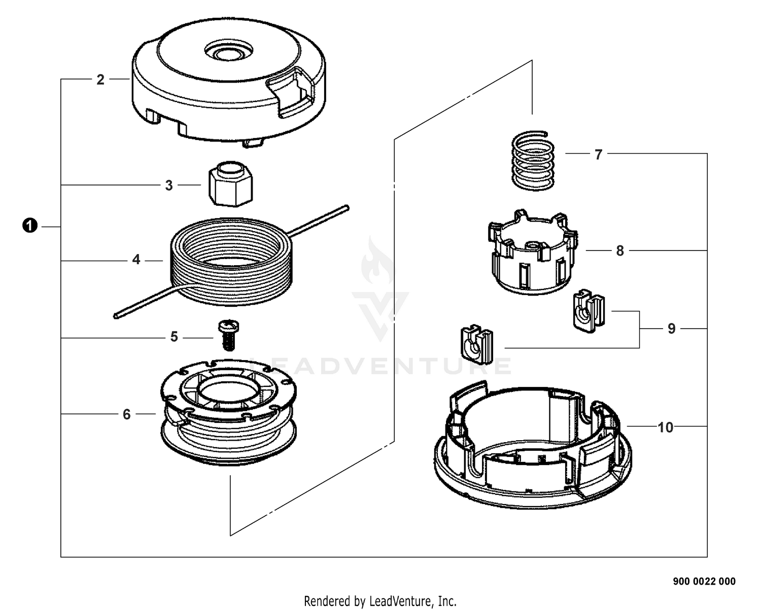 Echo Shindaiwa_DEL_15072017062556 GT-22GES G137 Trimmer Head Echo Shindaiwa_DEL_15072017062556 GT-22GES G137 Trimmer Head