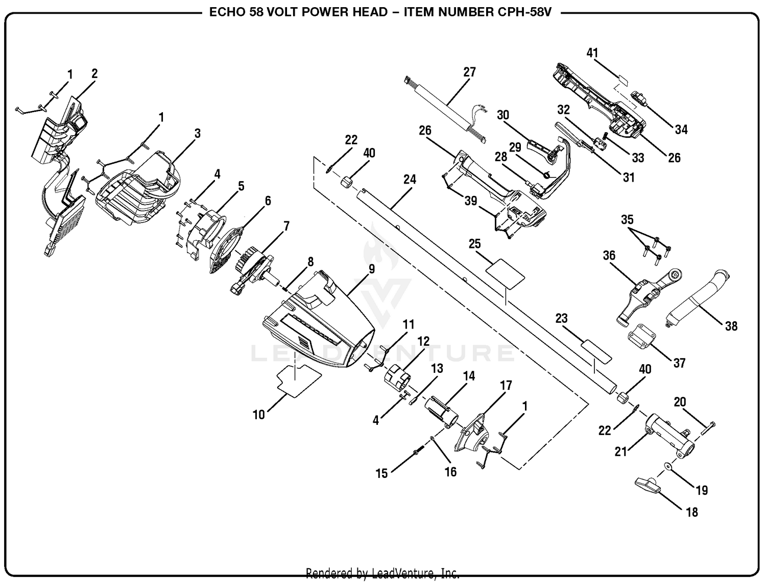 Echo 58 deals volt trimmer