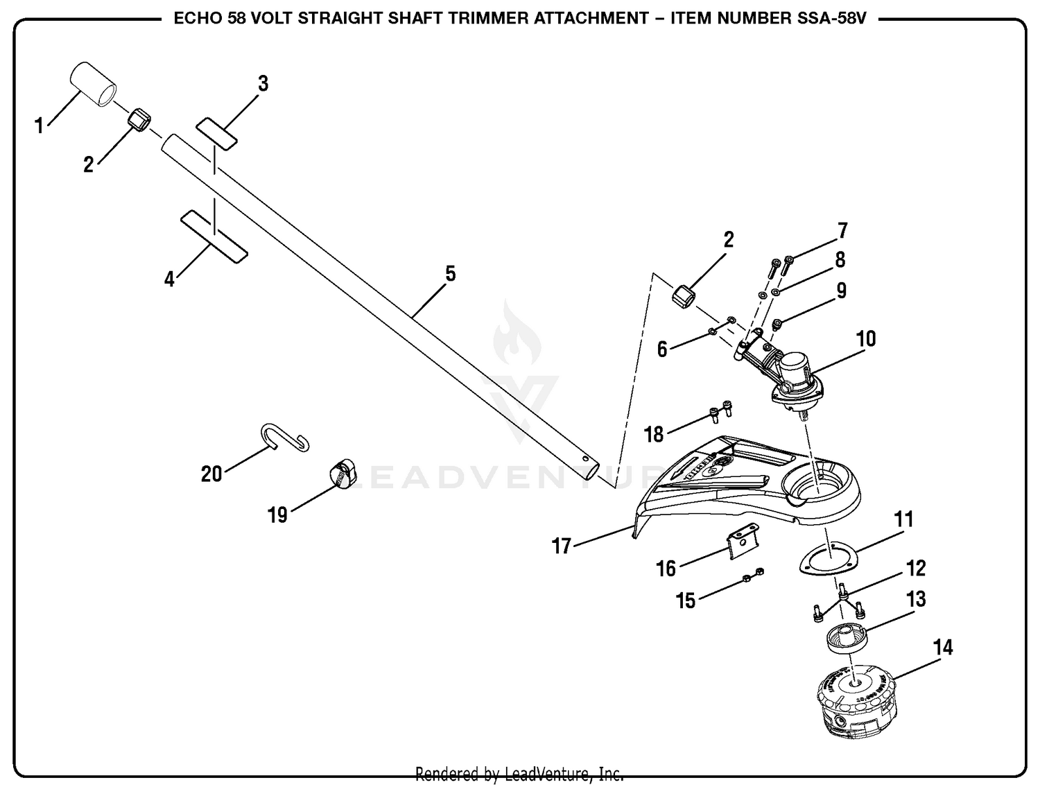 Echo 58 store volt trimmer