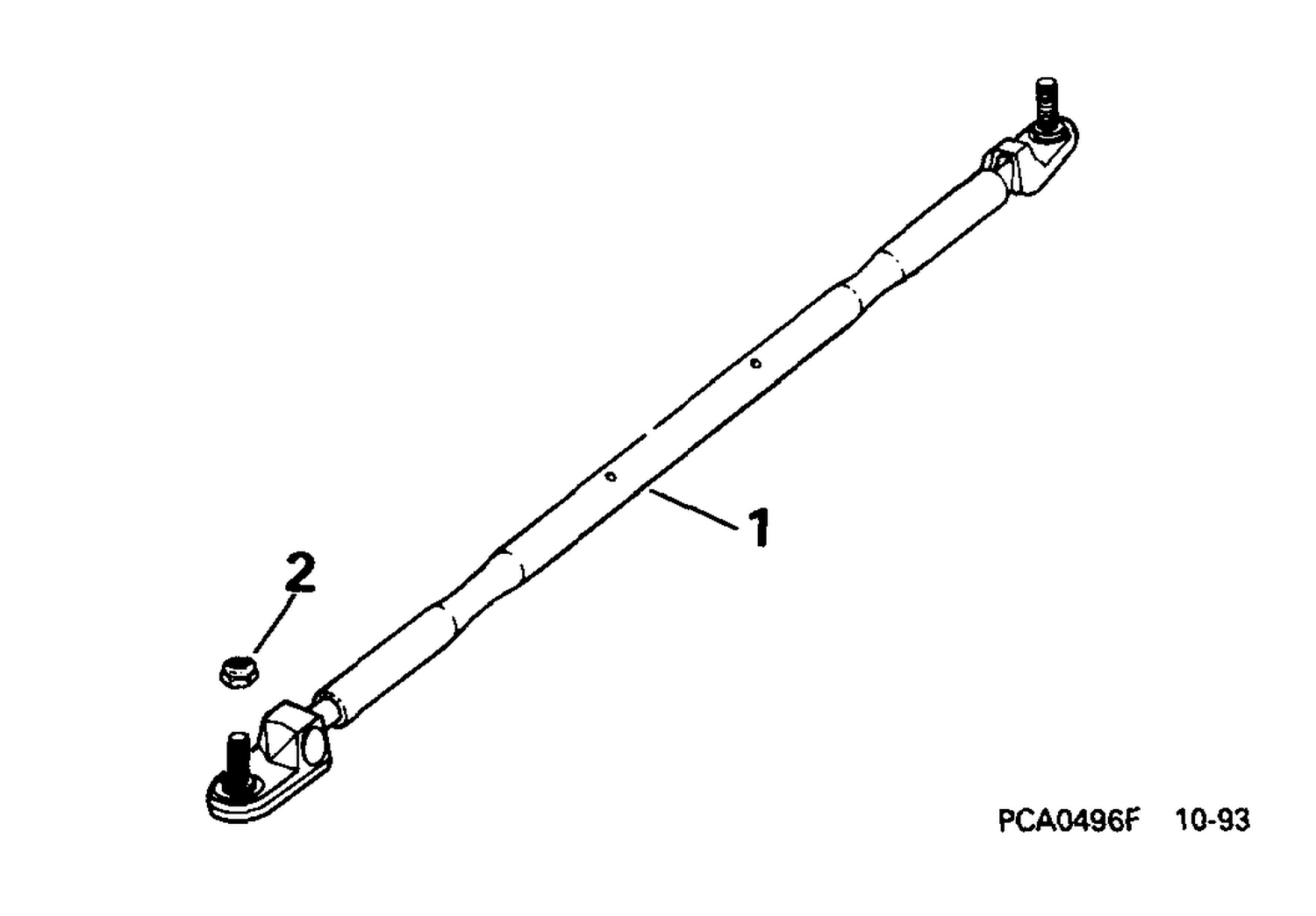 ADJUSTABLE TIE BAR KIT -- 40 THRU V6
