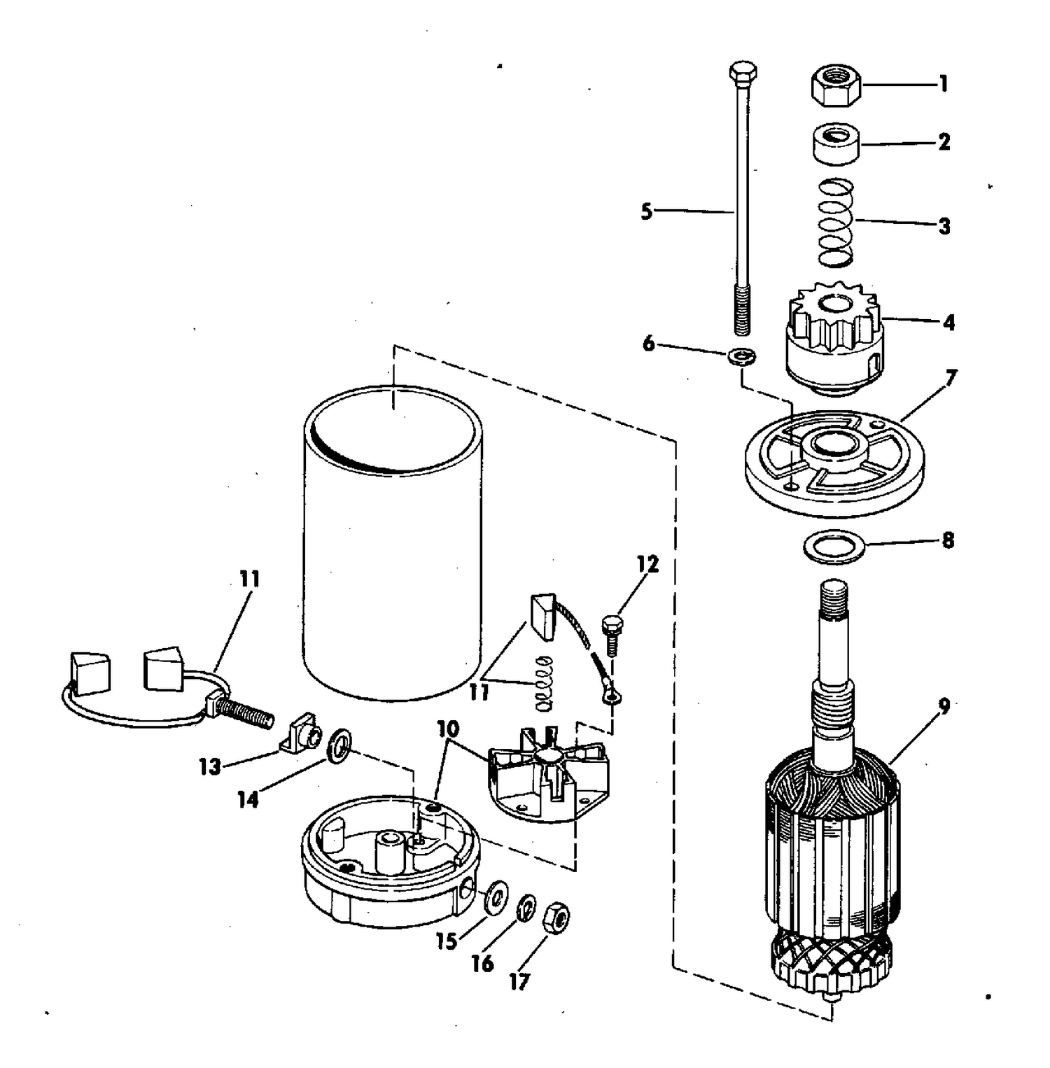 ELECTRIC STARTER AMERICAN BOSCH 02610-27-M0305M