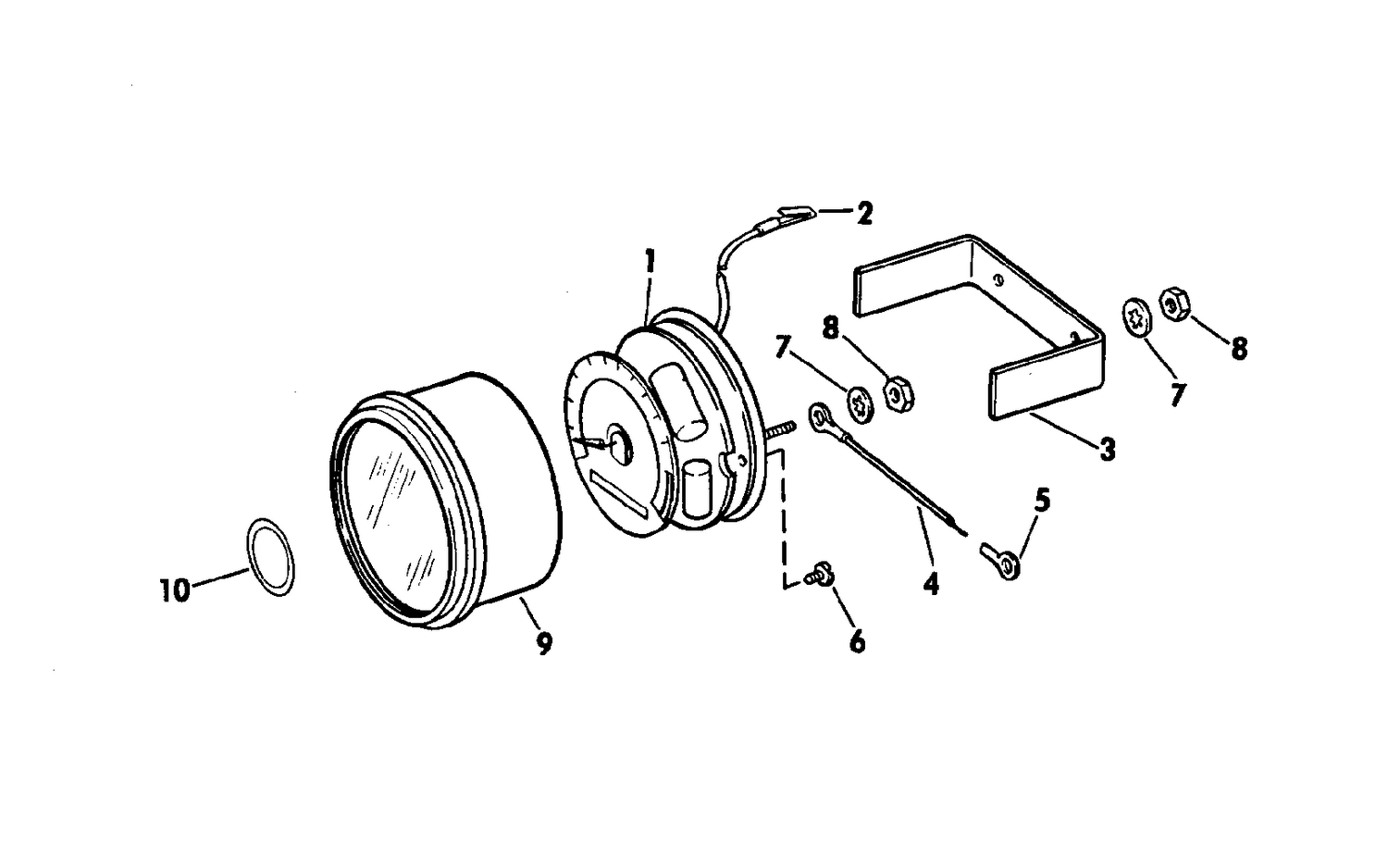 FLUSH MOUNT TACHOMETER GROUP