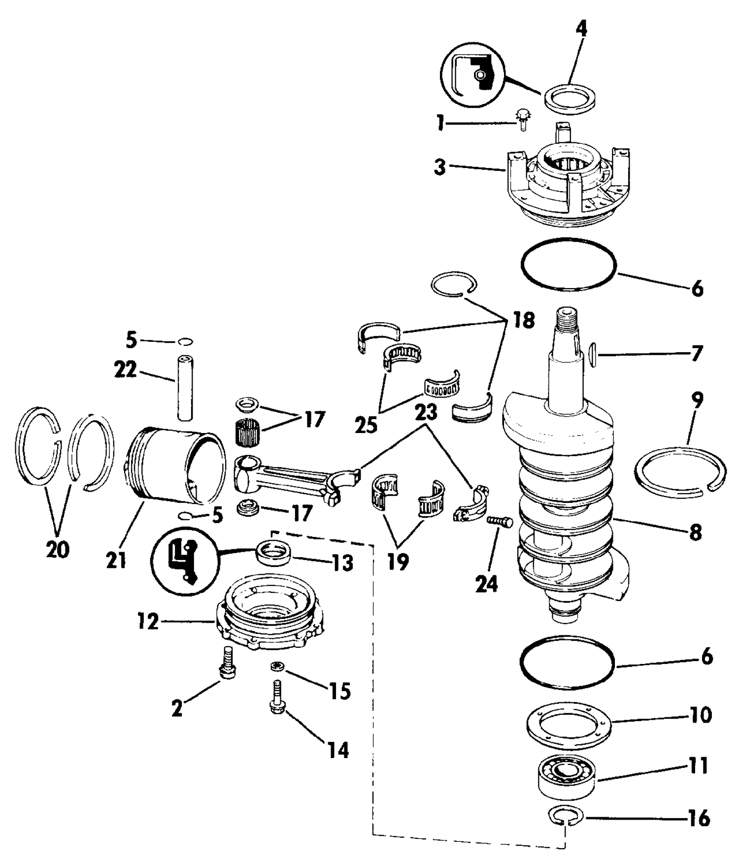 CRANKSHAFT & PISTON