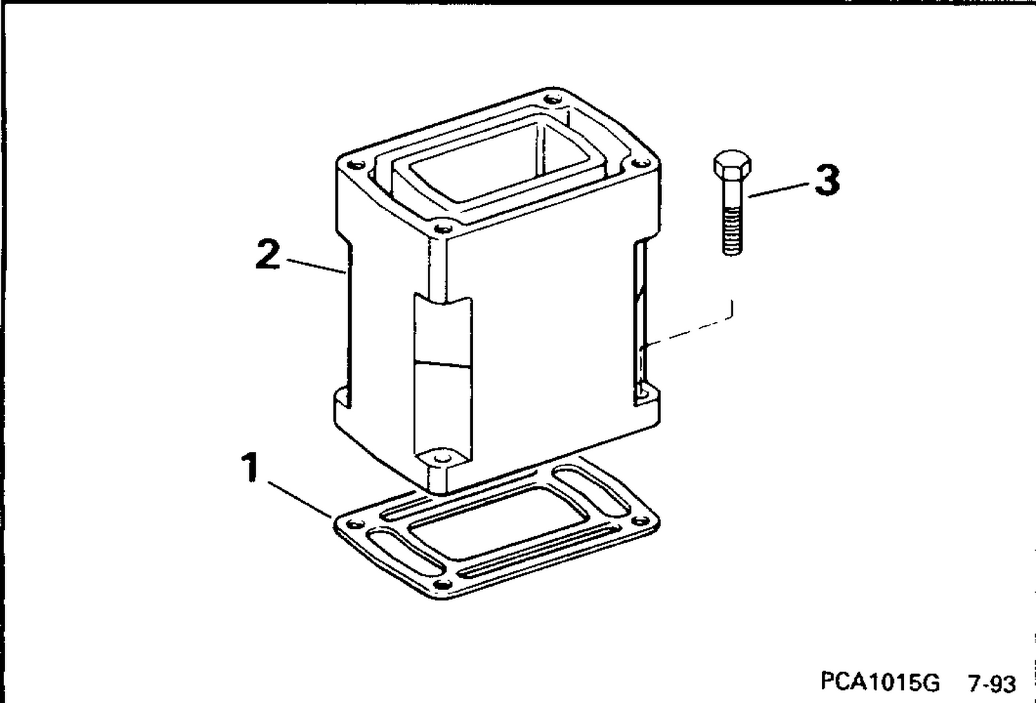 HIGH RISER EXTENSION - 3 IN. - 5.0/5.8 EFI